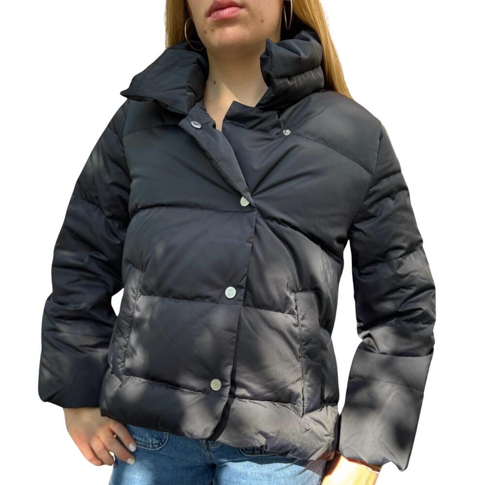 NEW ADROIT ATELIER bunta funnel down jacket in black